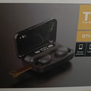 TWS True Wireless Sterio earbuds with power bank.